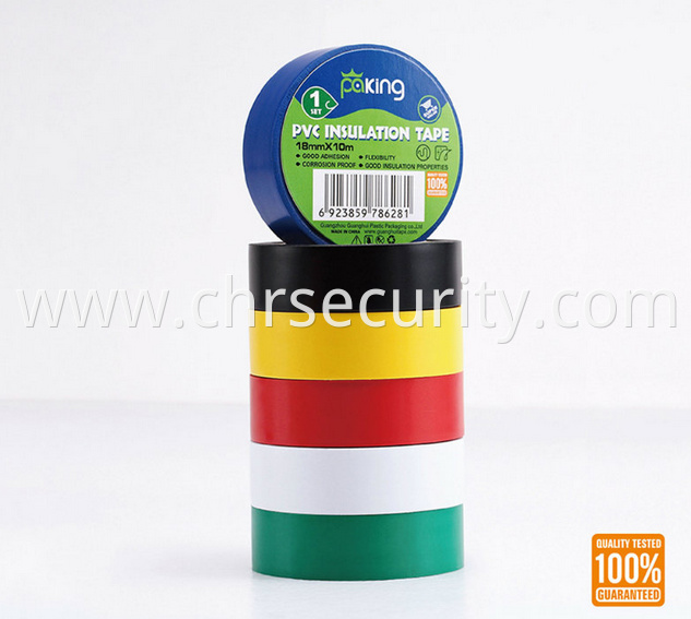 Europe Market Red Color Hot Melt PVC Insulation Tape